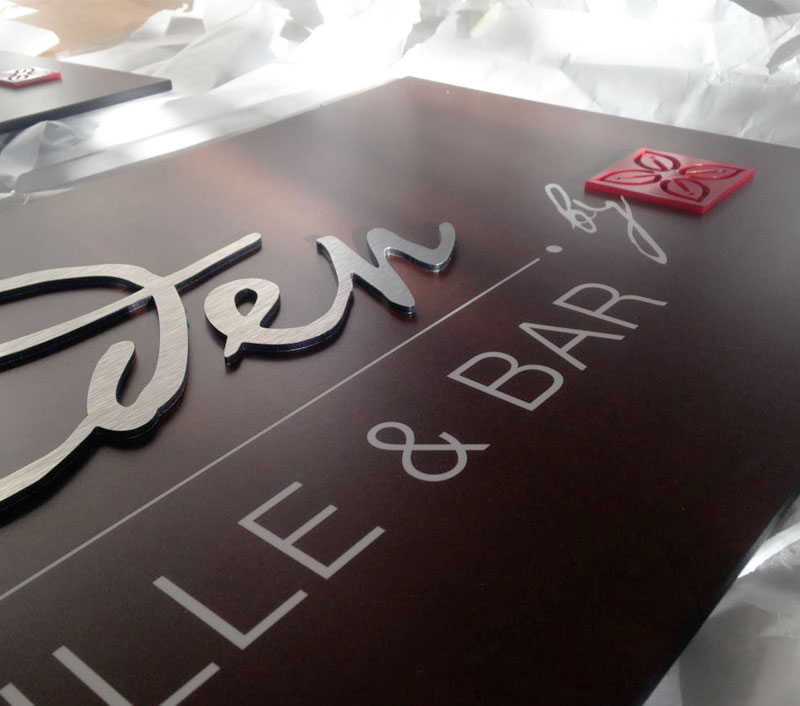 Branded signage design and manufacture